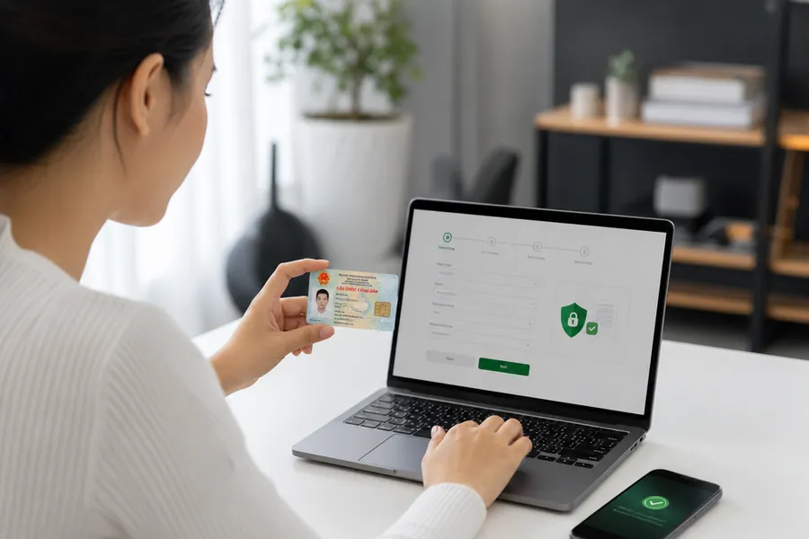 Điều kiện vay trả góp bằng CCCD
